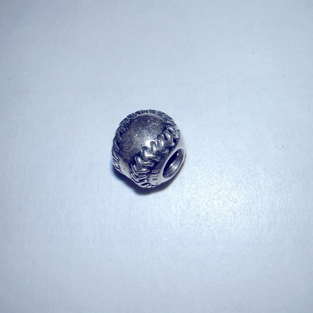 Pandora Sterling Silver Baseball/Softball Bracelet Charm